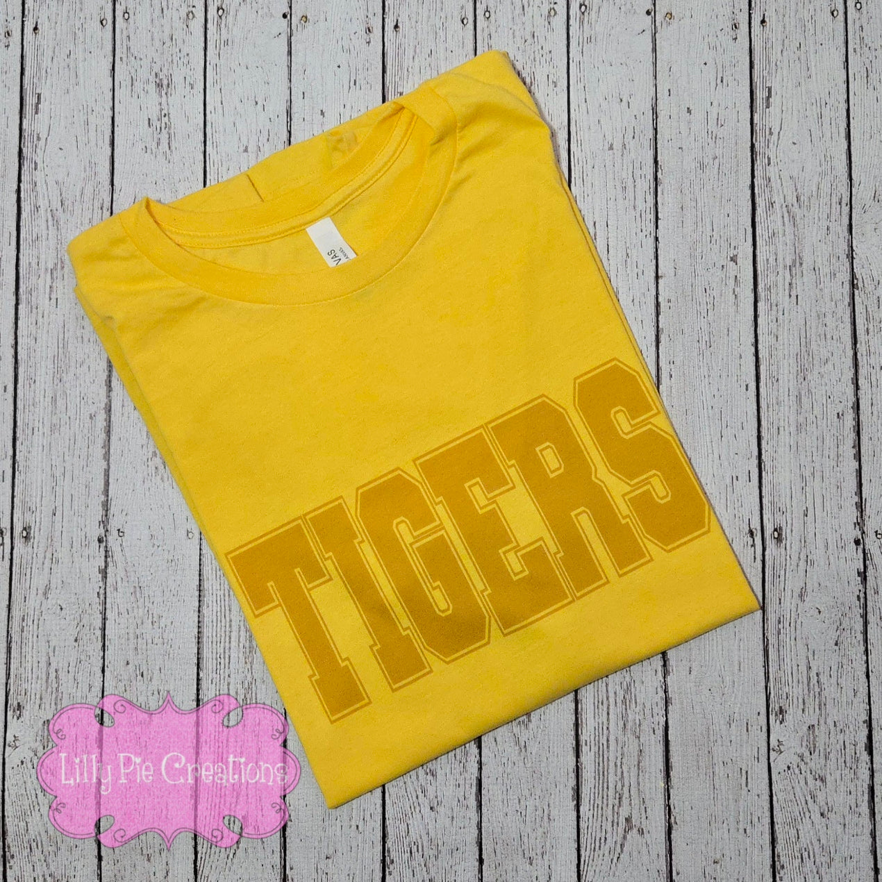 Custom Monotone Varsity Mascot/Spirit T-Shirts