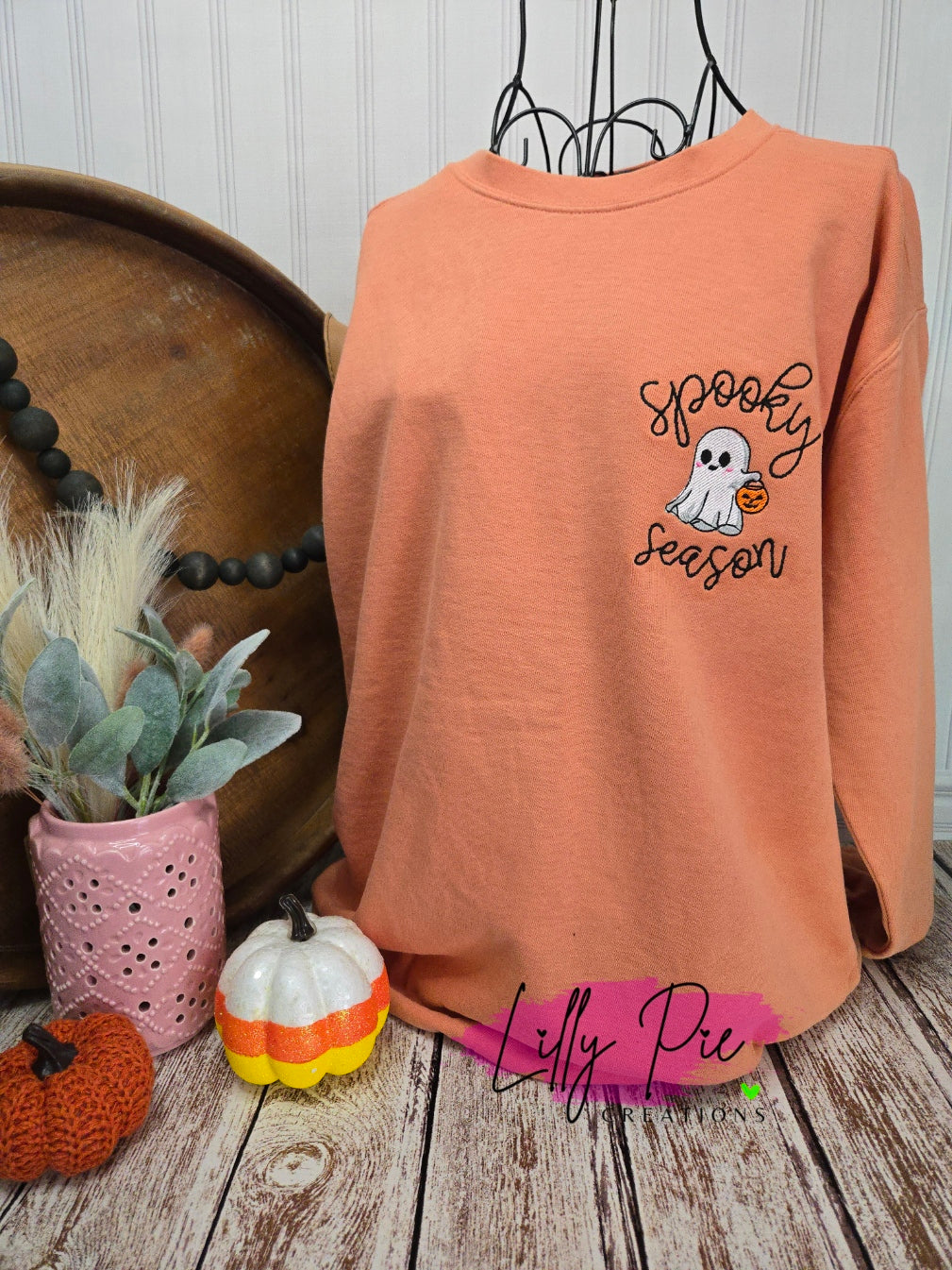 Spooky Season Ghost Unisex Adult Halloween Sweatshirt