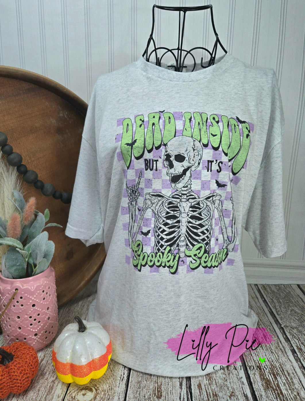 Dead Inside But It's Spooky Season Halloween Shirt