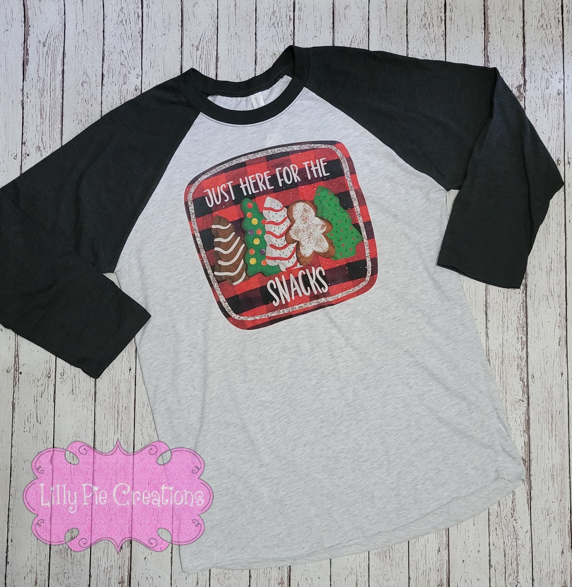 Just Here for the Snacks Christmas Shirt- Christmas Snack Shirt