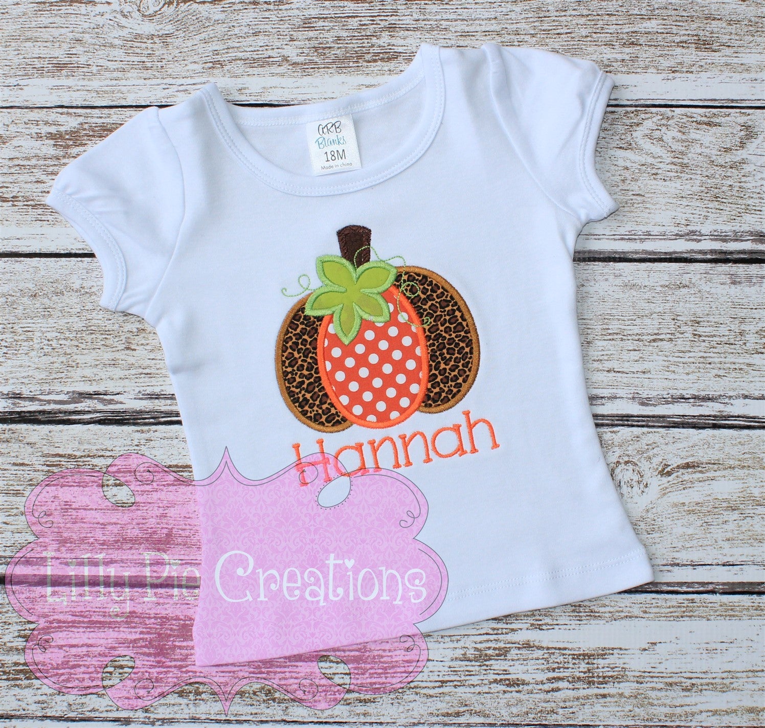 Pumpkin Trio Girls Shirt - Applique Fall Pumpkin Shirt
