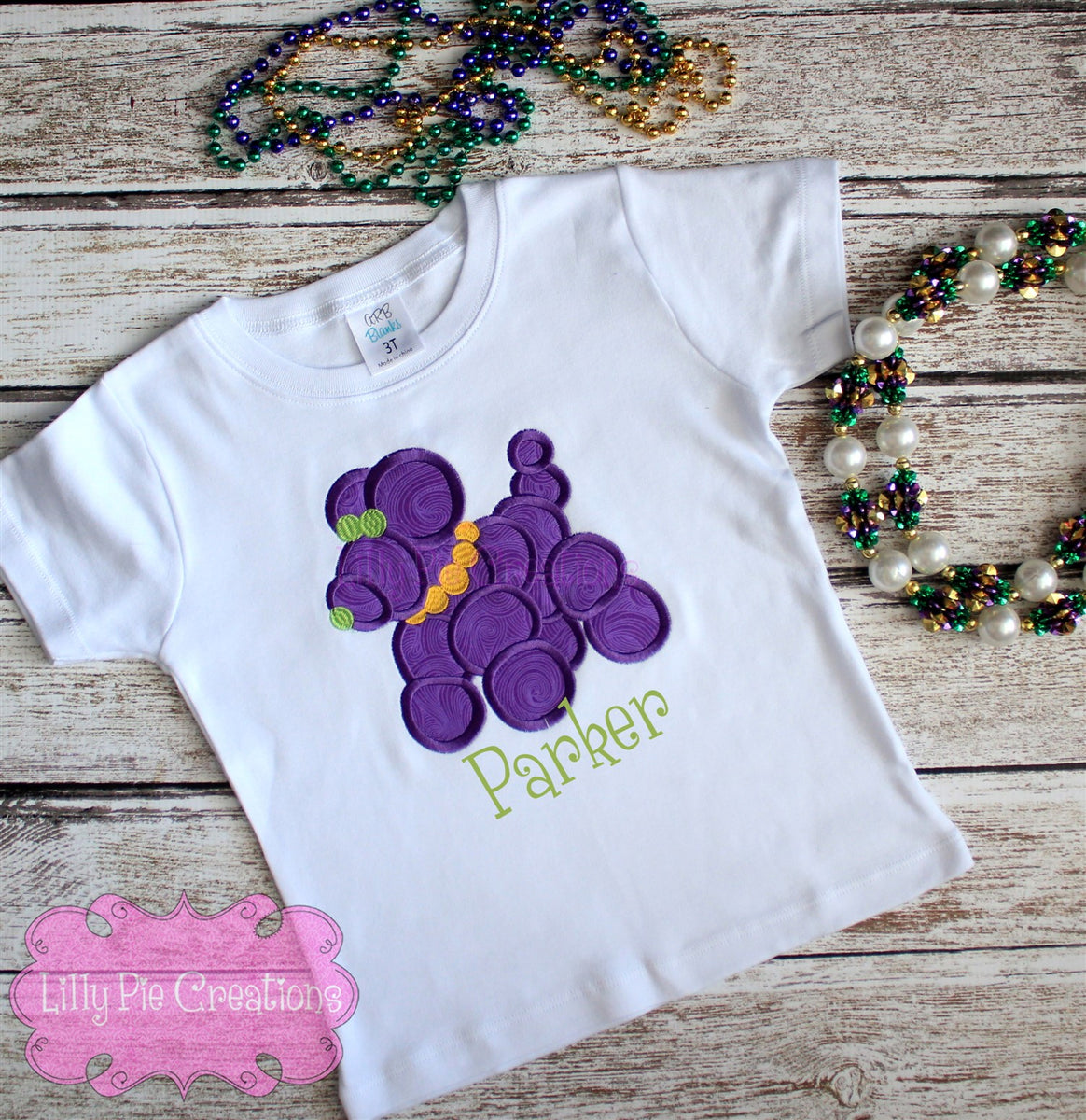 Dog mardi store gras shirt