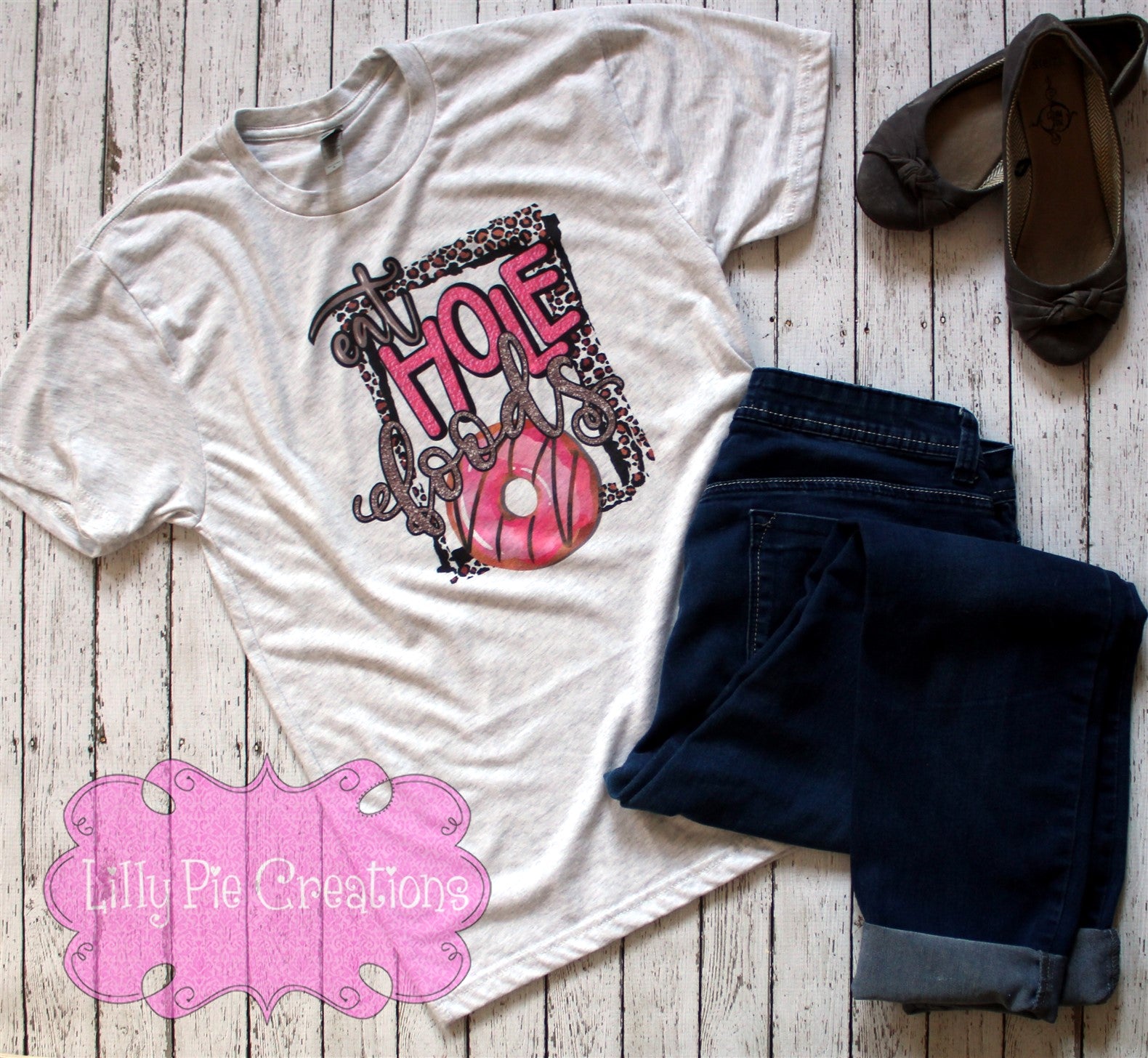 Eat Hole Foods Shirt - Donuts Shirt - Funny Ladies Graphic Tee