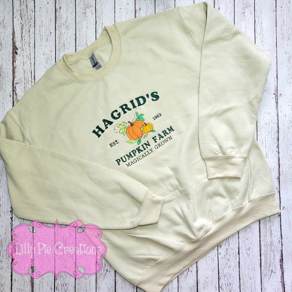 Hagrid's Pumpkin Patch Embroidered Sweatshirt