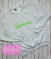 Custom Mascot Sweatshirt - Puff Embroidery