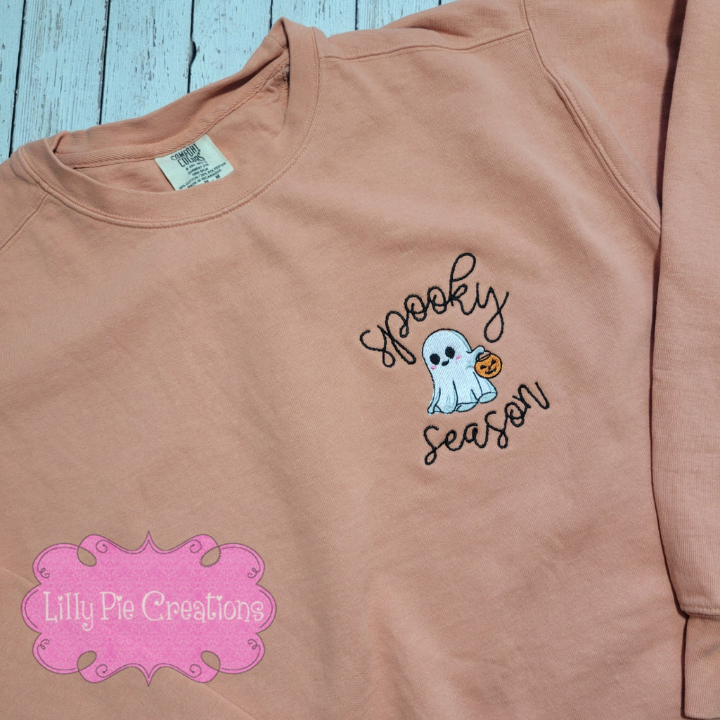 Spooky Season Ghost Unisex Adult Halloween Sweatshirt