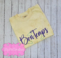 Bon Temps Puff Embroidered Mardi Gras T-shirt