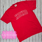 Preppy XOXO Comfort Colors Valentine's Day Shirt