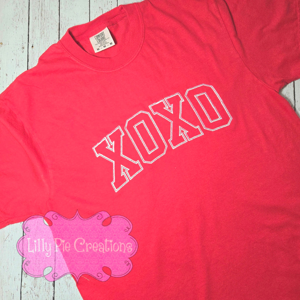 Preppy XOXO Comfort Colors Valentine's Day Shirt
