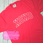 Preppy XOXO Comfort Colors Valentine's Day Shirt