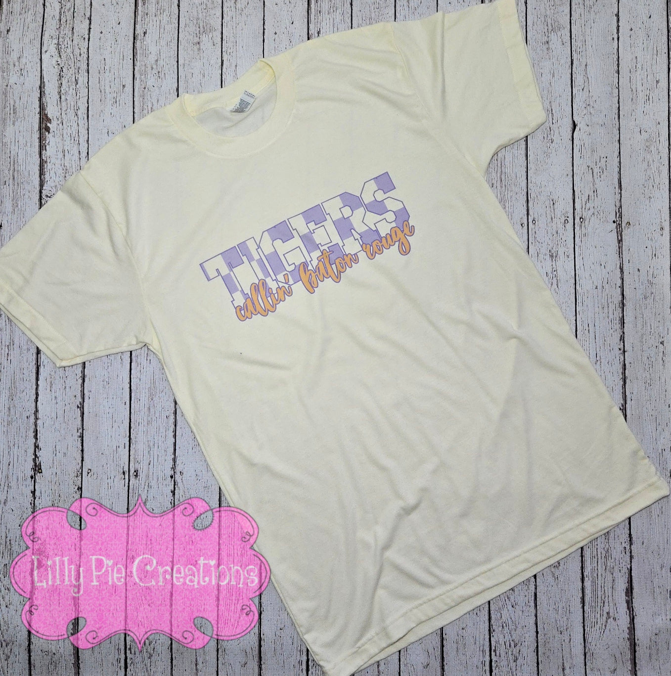 Checkered Tigers, Callin' Baton Rogue T-Shirt