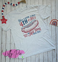 You Look like the 4th of July Hot Dog Shirt - 4th of July Ladies Tee or Tank