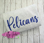 PGP Pelicans Puff Embroidery Teacher Sweatshirt