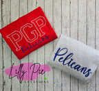 PGP Pelicans Puff Embroidery Teacher Sweatshirt