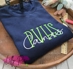 Stacked School and Mascot Embroidered SpiritSweatshirt