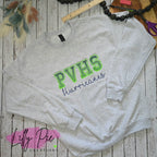 PVHS Varsity School with Mascot Teacher Sweatshirt