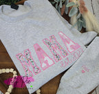 Mama Applique Sweatshirt -11/28/25 is Last Day to order for Christmas delivery
