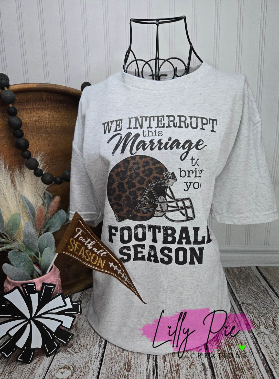Football Wife Funny Ladies Shirt - Coaches Wife Shirt
