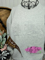 Monotone Mascot Applique Sweatshirt-Custom Orders Welcomed!