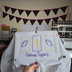 Custom Football Stamps Sweatshirt - Made to Order