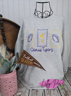 Custom Football Stamps Sweatshirt - Made to Order