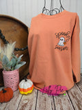 Spooky Season Ghost Unisex Adult Halloween Sweatshirt