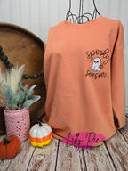 Spooky Season Ghost Unisex Adult Halloween Sweatshirt