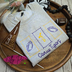 Custom Football Stamps Sweatshirt - Made to Order