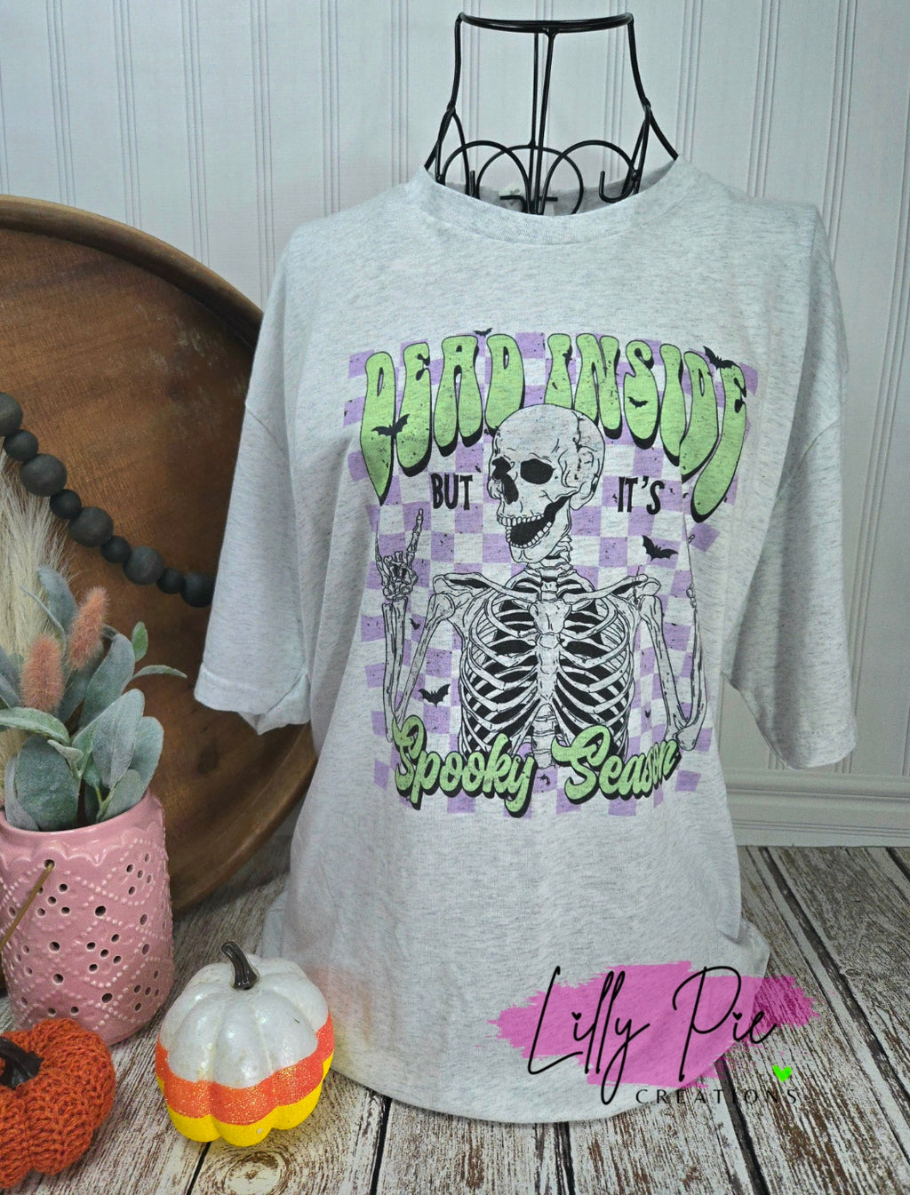 Dead Inside But It's Spooky Season Halloween Shirt