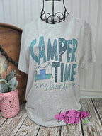 Camper Time is My Favorite Time Shirt-Camping Shirt-Camper Shirt