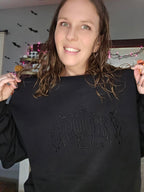 Spooky Season Monotone Halloween Sweatshirt