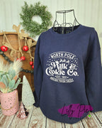 North Pole Milk & Cookies Christmas Sweatshirt