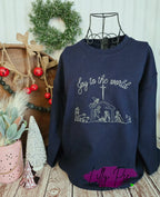 Joy to the World Nativity Chrismtas Sweatshirt