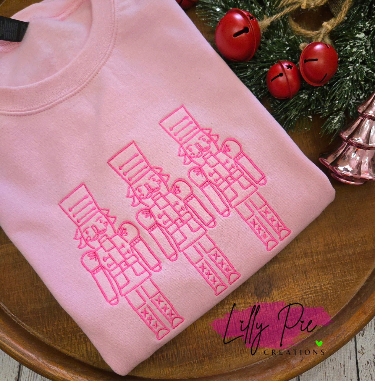 Nutcracker Trio Chrismtas Sweatshirt - Avialable in Green and Pink