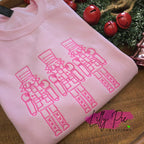 Nutcracker Trio Chrismtas Sweatshirt - Avialable in Green and Pink