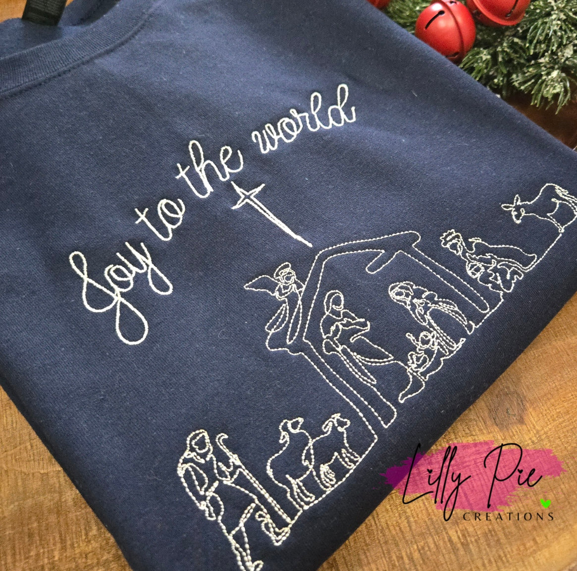 Joy to the World Nativity Chrismtas Sweatshirt