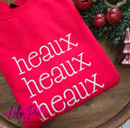 Heaux Heaux Heaux Embroidered Louisiana Top - T-shirt and Sweatshirt Available