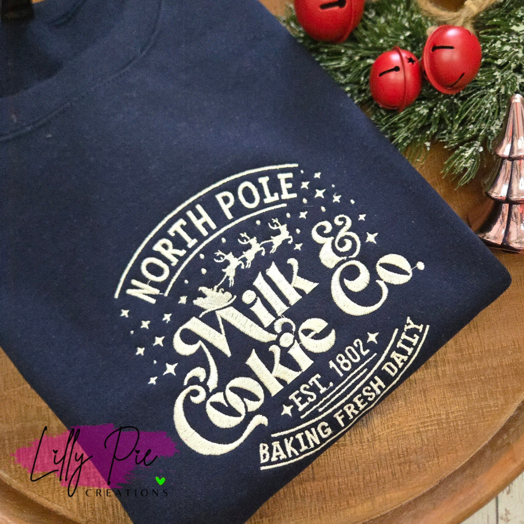 North Pole Milk & Cookies Christmas Sweatshirt