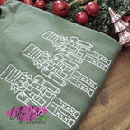 Nutcracker Trio Chrismtas Sweatshirt - Avialable in Green and Pink