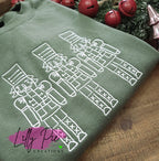 Nutcracker Trio Chrismtas Sweatshirt - Avialable in Green and Pink