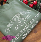 Griswold Christmas Tree Farm - Embroidered Christmas Sweatshirt