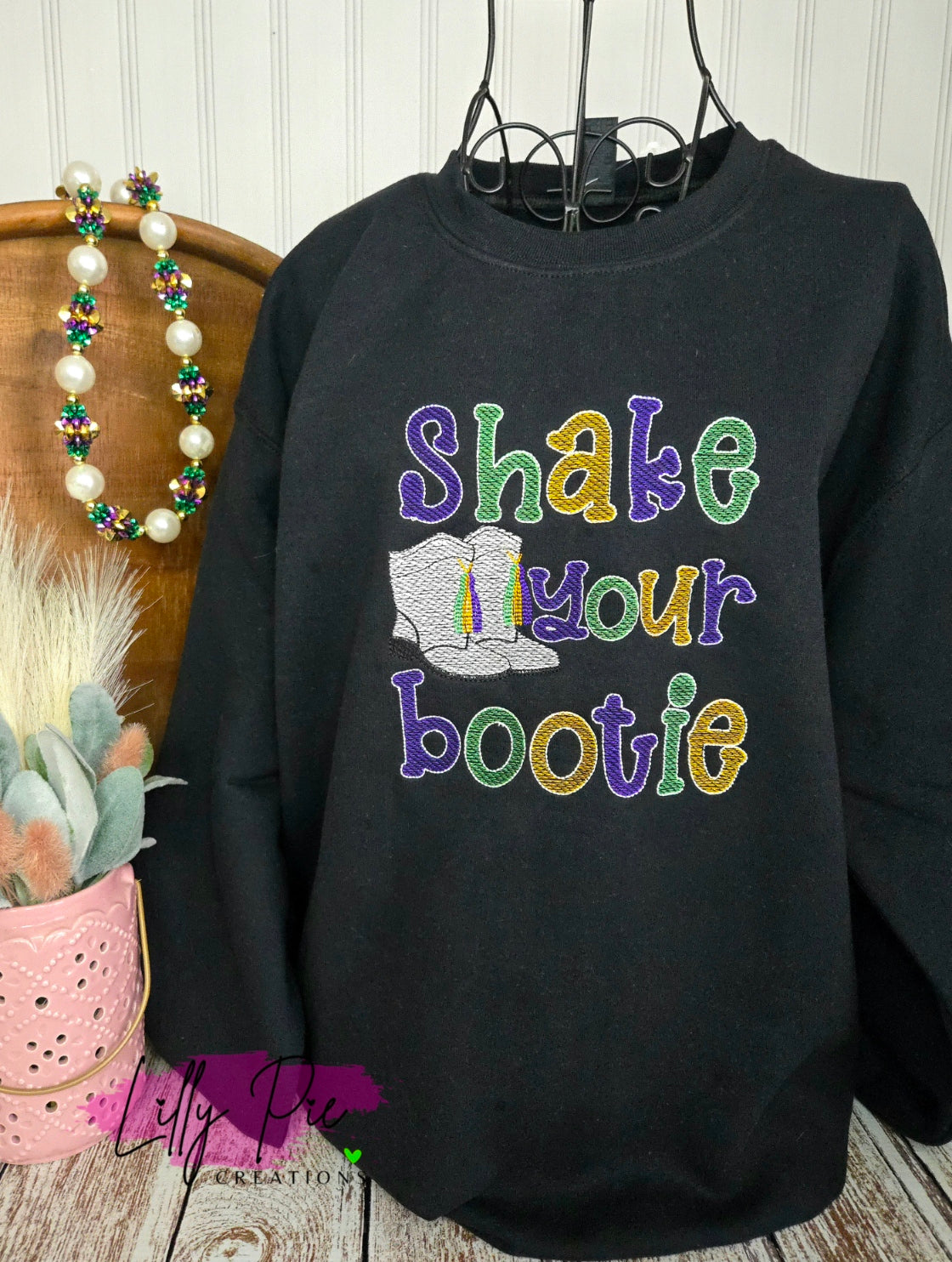 Shake Your Bootie Mardi Gras Sweatshirt - Youth & Adult Sizes Available