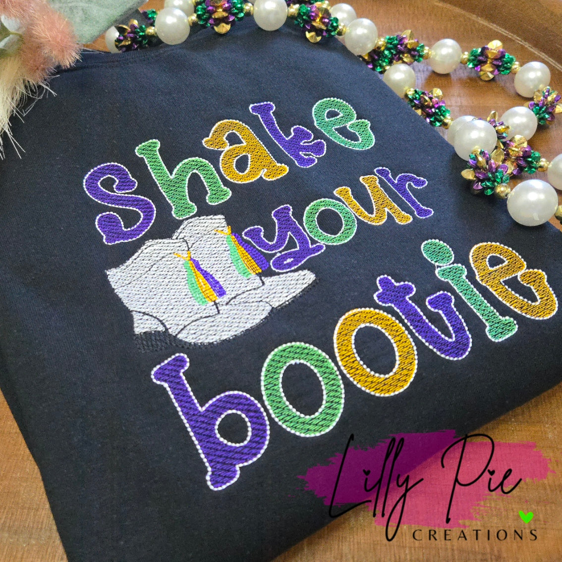 Shake Your Bootie Mardi Gras Sweatshirt - Youth & Adult Sizes Available