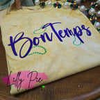 Bon Temps Puff Embroidered Mardi Gras T-shirt