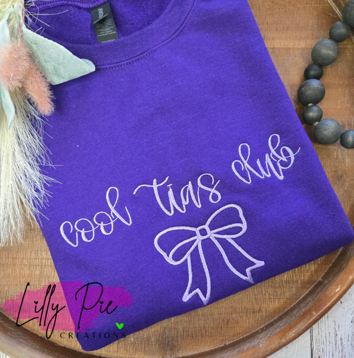 Cool Tia's Club Embroidered Sweatshirt