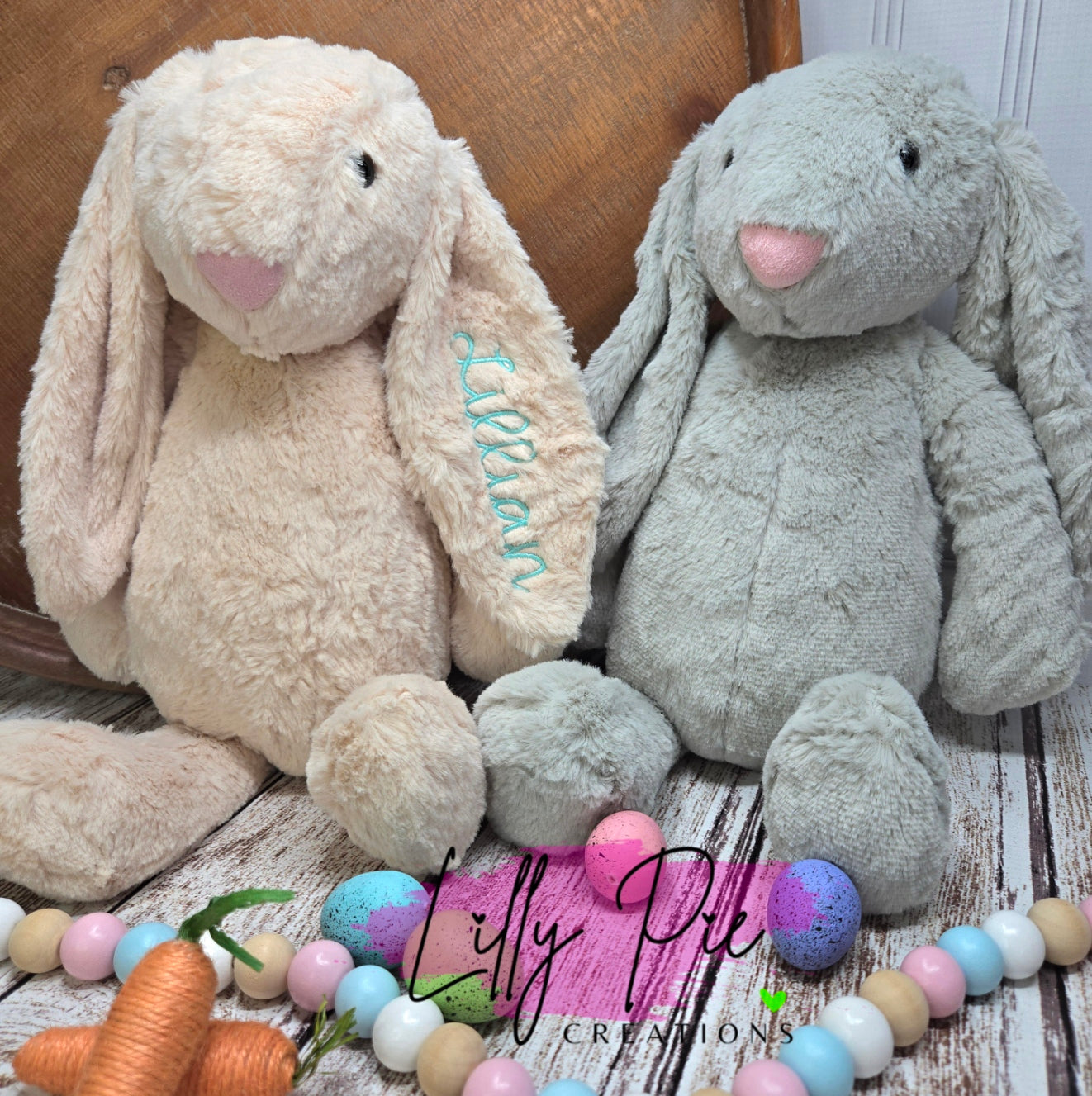 Personalized Plush Easter Bunny - Easter Basket Stuffer