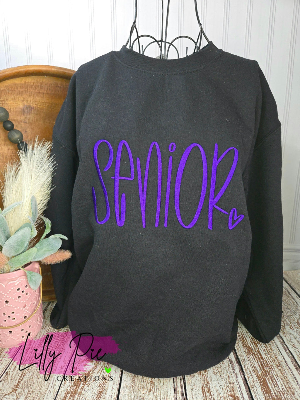 Senior Embroidered Sweatshirt - Available with and without spangles