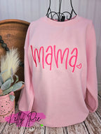 Mama Embroidered Sweatshirt - Available with and without spangles