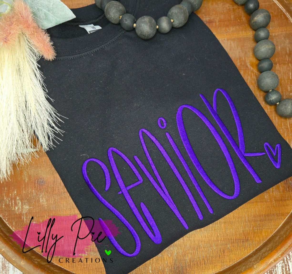 Senior Embroidered Sweatshirt - Available with and without spangles