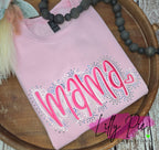 Mama Embroidered Sweatshirt - Available with and without spangles